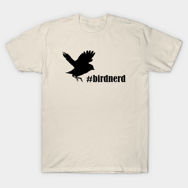 Bird Nerd T-Shirt by makepeaceart